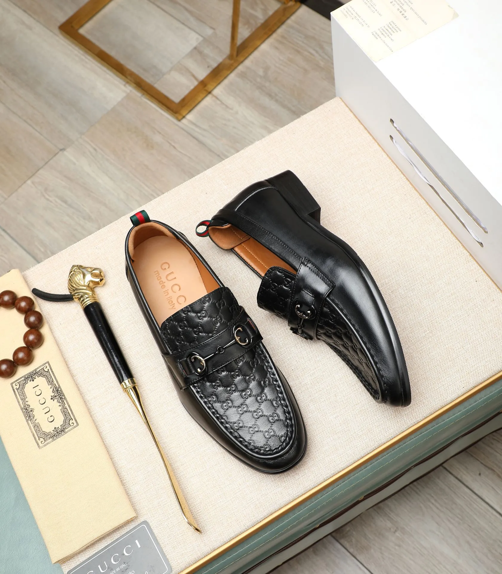 Men's shoes 💰500 📛📛Original (water-dyed cow lining) GUCCI official website formal shoes 🌀 Italian 🇮🇹 imported cowhide ➕ top imported water-dyed cowhide lining 💋 fine handmade original bottom, the real thing looks better when photographed in person Standard size 38-44